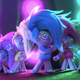 A squad of K-Pop trolls.